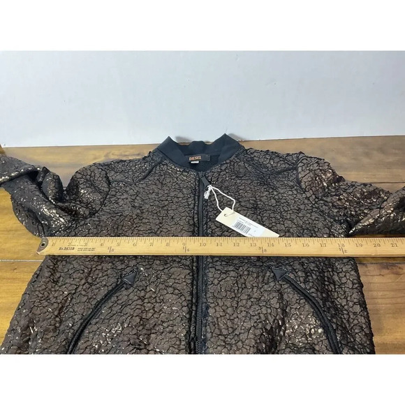 Diesel Womens Metallic Bronze Wendy Jacket Size Small - Picture 9 of 16